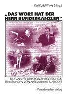 Karl-Rudol Korte, Karl-Rudolf Korte - Das Wort hat der Herr Bundeskanzler