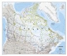 National Geographic Maps - National Geographic Maps: National Geographic Map Canada, Planokarte
