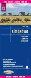 Peter Rump Verlag, Reise Know-How Verlag Peter Rump - World Mapping Project: Reise Know-How Landkarte Simbabwe. Zimbabwe. Zimbabue
