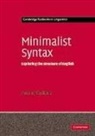 Andrew Radford, Andrew (University of Essex) Radford, S. R. Anderson, J. Bresnan - Minimalist Syntax