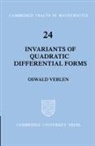 Oswald Veblen, Bela Bollobas, W. Fulton - Invariants of Quadratic Differential Forms