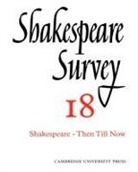 Allardyce Nicoll, Jonathan Bate, Michael Dobson, Allardyce Nicoll - Shakespeare Survey