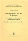 Reinhold Reith, Stadtarchiv Konstanz - Der Aprilaufstand von 1848 in Konstanz