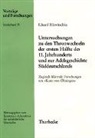 Eduard Hlawitschka - Untersuchungen zu den Thronwechseln der ersten Hälfte des 11. Jahrhunderts und zur Adelsgeschichte Süddeutschlands. Und zur Adelsgeschichte Süddeutschlands