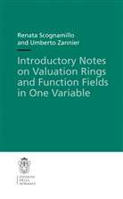 Renat Scognamillo, Renata Scognamillo, Umberto Zannier - Introductory Notes on Valuation Rings and Function Fields in One Variable
