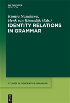Kuniy Nasukawa, Kuniya Nasukawa, Riemsdijk, Riemsdijk, Henk Riemsdijk - Identity Relations in Grammar