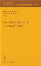 Rober A Brown, Robert A Brown, Robert A. Brown, Stephen H. Davis, H Davis, H Davis - Free Boundaries in Viscous Flows