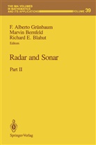 Marvi Bernfeld, Marvin Bernfeld, Richard E. Blahut, Richard E Blahut, F. Alberto Grunbaum, F. A. Grünbaum... - Radar and Sonar