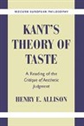 Henry E. Allison, Henry E. (Boston University) Allison, Robert B. Pippin - Kant''s Theory of Taste