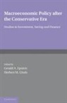Gerald A. Epstein, Gerald A. (University of Massachusetts Epstein, Gerald A. Gintis Epstein, Herbert M. Gintis - Macroeconomic Policy After the Conservative Era