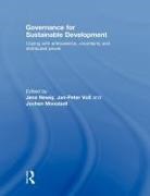 Jens Newig, Jochen Monstadt, Monstadt Jochen, Jens Newig, Newig Jens, Jan-Peter Voß - Governance for Sustainable Development