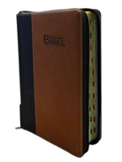 Bibelausgaben - NeueLuther Bibel, Neue Luther Bibel - Bibelausgaben: Neue Lutherbibel - Softcover - PU "Cowboy", Reißverschluss, zweifarbig braun