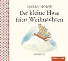 Harry Horse, Bert Franzke - Der kleine Hase feiert Weihnachten, 1 Audio-CD (Audio book)