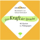 Mechthild R von Scheurl-Defersdorf, Mechthild R. von Scheurl-Defersdorf, Marit Budschigk - Die Kraft der Sprache - 40 Karten für Pädagogen