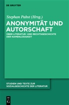 Stepha Pabst, Stephan Pabst - Anonymität und Autorschaft