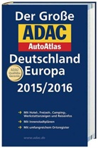 Der Große ADAC AutoAtlas Deutschland, Europa 2015/2016