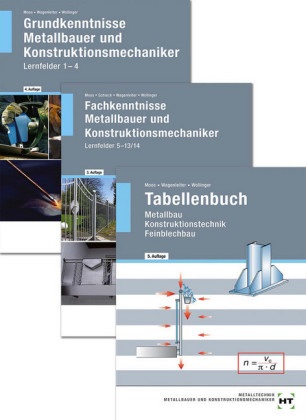 Jose Moos, Josef Moos, Jör Schieck, Jörg Schieck, Hans Werner Wagenleiter, … - Paketangebot Heavy Metal(l) 1 Metallbau Lernfelder 1-13 + Tabellenbuch