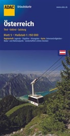 MAIRDUMONT GmbH &amp; Co KG, MAIRDUMONT GmbH &amp; Co. KG - ADAC UrlaubsKarte Österreich - Bl.5: ADAC UrlaubsKarte Österreich - Tirol, Osttirol, Salzburg