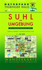 Lut Gebhardt, Lutz Gebhardt - Naturpark Thüringer Wald, Wanderkarte: Suhl und Umgebung