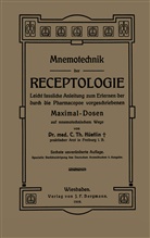 C. Th. Hüetlin, NA Hüetlin - Mnemotechnik der Receptologie