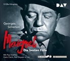 Georges Simenon, Hans Clarin, Paul Dahlke, Horst Frank, Klausjürgen Wussow - Maigret, Die besten Fälle, 5 Audio-CDs (Hörbuch)