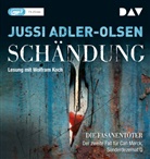 Jussi Adler-Olsen, Wolfram Koch - Schändung. Der zweite Fall für Carl Mørck, Sonderdezernat Q, 1 Audio-CD, 1 MP3 (Audio book)