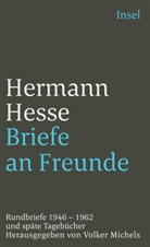Hermann Hesse, Volke Michels, Volker Michels - Briefe an Freunde