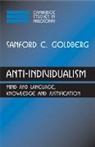 Sanford C. Goldberg, Sanford C. (University of Kentucky) Goldberg, Goldberg Sanford C., Goldberg Sanford C. - Anti-Individualism