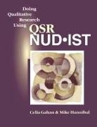 Celia Gahan, Celia Hannibal Gahan, Gahan Celia, Mike Hannibal, Hannibal Mike - Doing Qualitative Research Using Qsr Nud*ist