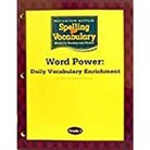Hmsv (COR), Houghton Mifflin Company - Spelling and Vocabulary, Grade 3 Word Power Daily Vocabulary Enrichmen