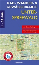 Lut Gebhardt, Lutz Gebhardt - Rad-, Wander- & Gewässerkarten: Rad-, Wander- und Gewässerkarte Unterspreewald