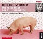 Heinrich Steinfest, Dietmar Mues - Die feine Nase der Lilli Steinbeck, 4 Audio-CDs (Hörbuch)