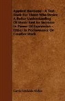 Carrie Adela Alchin, Carrie Adelaide Alchin - Applied Harmony - A Text-Book for Those