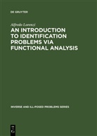 Alfredo Lorenzi - An Introduction to Identification Problems via Functional Analysis