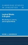 Heinz J. Giegerich, Heinz J. (University of Edinburgh) Giegerich, S. R. Anderson, J. Bresnan - Lexical Strata in English