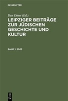 Dan Diner, Da Diner, Dan Diner - Leipziger Beiträge zur jüdischen Geschichte und Kultur - Band 1: 2003