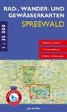 Lutz Gebhardt - Rad-, Wander- & Gewässerkarten: Rad-, Wander- & Gewässerkarte Spreewald, 2 Bl.