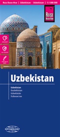 Peter Rump Verlag, Reise Know-How Verlag Peter Rump - World Mapping Project: Reise Know-How Landkarte Usbekistan / Uzbekistan (1:1.000.000). Uzbekistan / Ouzbékistan