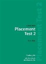 Dave Allan - Oxford Placement Tests. Revised Edition - Bd. 2: Oxford Placement Tests 2 Marking Kit/User Guide/Diagnostic Key