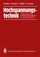 Manfre Beyer, Manfred Beyer, Wolfra Boeck, Wolfram Boeck, Klaus Möller, Klaus u a Möller... - Hochspannungstechnik