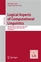 Nichola Asher, Nicholas Asher, SOLOVIEV, Soloviev, Sergei Soloviev - Logical Aspects of Computational Linguistics
