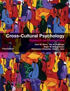 John W. Berry, John W. Poortinga Berry, Seger M. Breugelmans, Seger M. Bruegelmans, Athanasios Chasiotis, Ype H. Poortinga... - Cross-Cultural Psychology