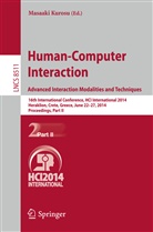 Masaak Kurosu, Masaaki Kurosu - Human-Computer Interaction. Advanced Interaction, Modalities, and Techniques