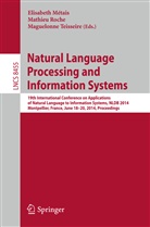 Elilsabeth Métais, Elisabeth Métais, Mathie Roche, Mathieu Roche, Maguelonne Teisseire - Natural Language Processing and Information Systems