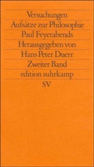 Versuchungen, Aufsätze zur Philosophie Paul Feyerabends. Bd.2