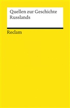 Bernd Bonwetsch, Hans-Heinrich Nolte, Bernhar Schalhorn, Bernhard Schalhorn - Quellen zur Geschichte Russlands