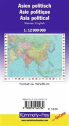 Asie politique 1:12 000 000 plano