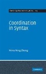 Niina Ning Zhang, Niina Ning (Associate Professor Zhang - Coordination in Syntax
