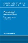John Coleman, John (University Of Oxford) Coleman, Coleman John, S. R. Anderson - Phonological Representations