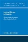Heinz Giegerich, Heinz J. Giegerich, Heinz J. (University of Edinburgh) Giegerich, Giegerich Heinz J., S. R. Anderson - Lexical Strata in English